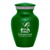 Horse Landscape Keepsake Urn - Shamrock Green