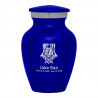 Patriotic Firefighter Keepsake Urn - Midnight Blue