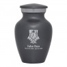 Patriotic Firefighter Keepsake Urn - Gunmetal Gray