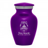 Don't Tread On Me Keepsake Urn - Purple Luster