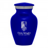 Patriotic Eagle Keepsake Urn - Midnight Blue