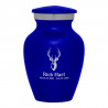 Deer Bust Keepsake Urn - Midnight Blue