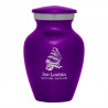 Sailing Ship Keepsake Urn - Purple Luster