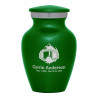 Snow Goggles Keepsake Urn - Shamrock Green