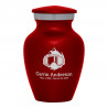 Snow Goggles Keepsake Urn - Ruby Red