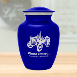 Classic Tractor Sharing Urn - Midnight Blue