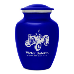 Classic Tractor Sharing Urn - Midnight Blue