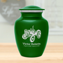 Classic Tractor Sharing Urn - Shamrock Green