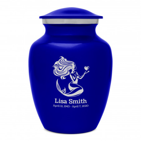 Mermaid Sharing Urn - Midnight Blue