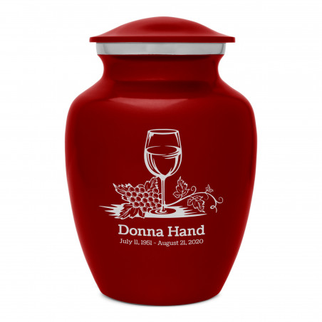 Wine Sharing Urn - Ruby Red