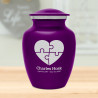 Autism Puzzle Sharing Urn - Purple Luster
