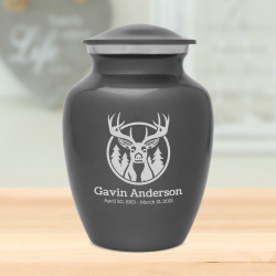 Deer Sharing Urn - Gunmetal Gray