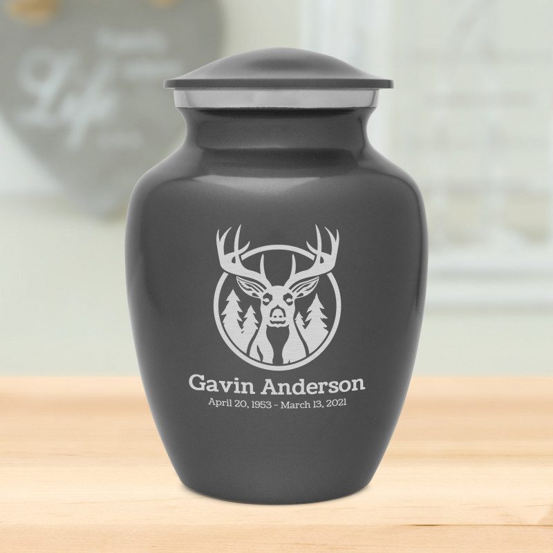 Deer Sharing Urn - Gunmetal Gray