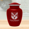 Deer Sharing Urn - Ruby Red