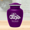 Modern Tractor Sharing Urn - Purple Luster