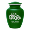 Modern Tractor Sharing Urn - Shamrock Green