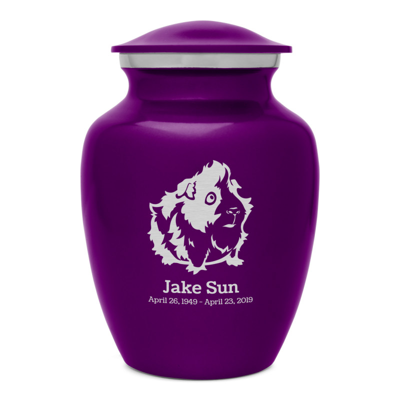 Guinea Pig Sharing Urn - Purple Luster