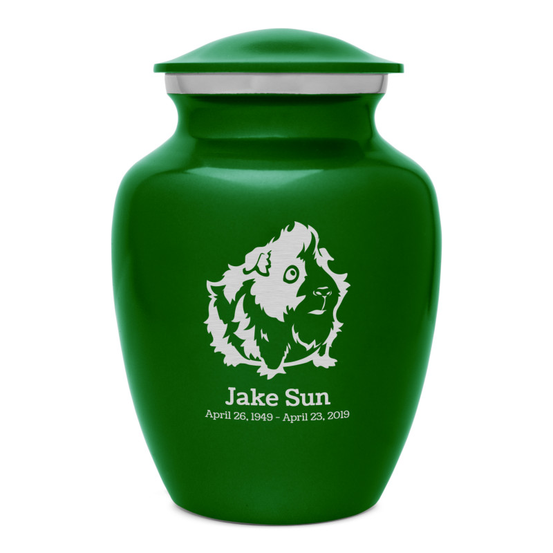 Guinea Pig Sharing Urn - Shamrock Green