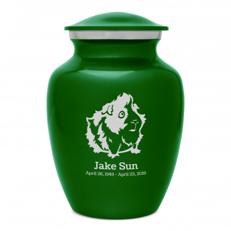 Guinea Pig Sharing Urn - Shamrock Green