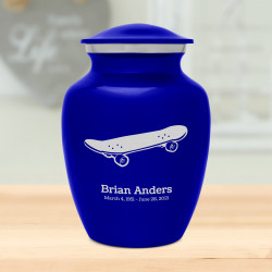 Skateboard Sharing Urn - Midnight Blue