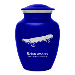 Skateboard Sharing Urn - Midnight Blue