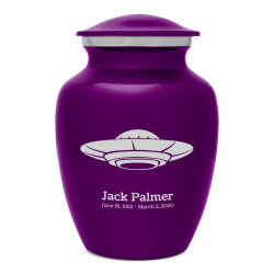 UFO Sharing Urn - Purple Luster