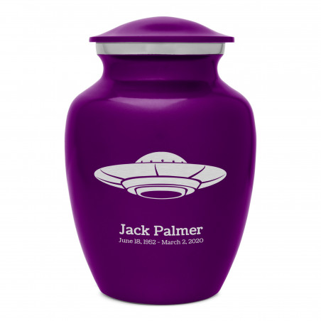 UFO Sharing Urn - Purple Luster