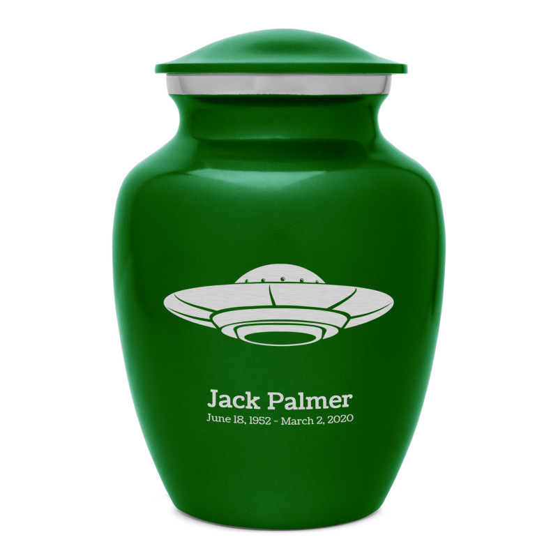 UFO Sharing Urn - Shamrock Green
