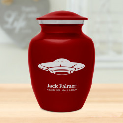 UFO Sharing Urn - Ruby Red