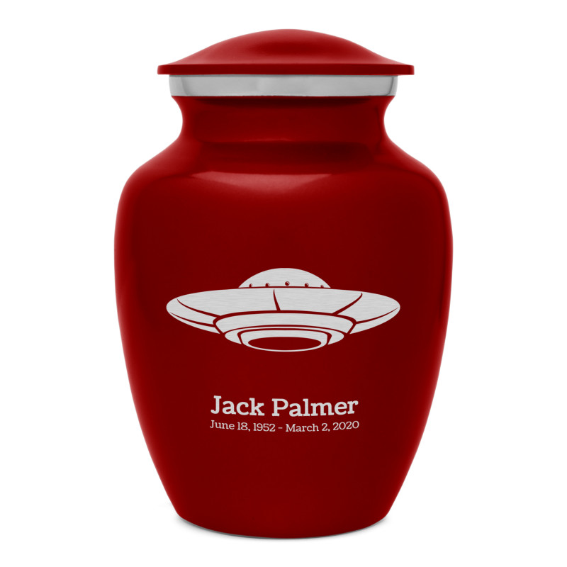 UFO Sharing Urn - Ruby Red
