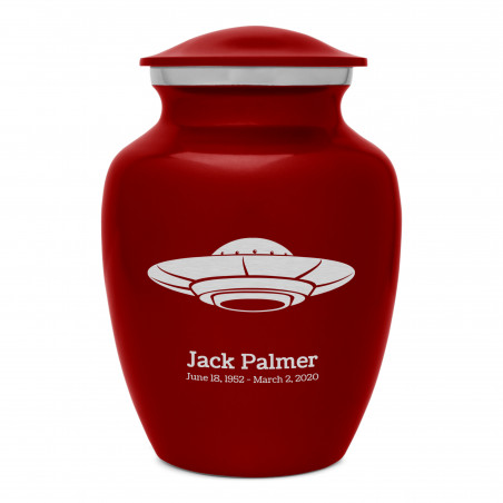 UFO Sharing Urn - Ruby Red