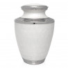 Radiant White Cremation Urn