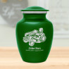 Riding Lawn Mower Sharing Urn - Shamrock Green