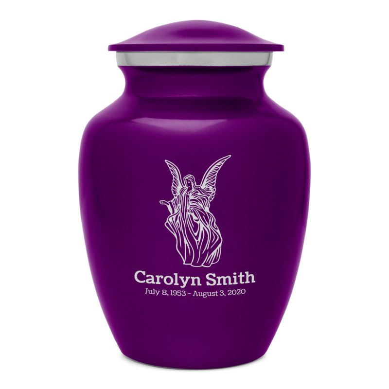 Angel Sharing Urn - Purple Luster