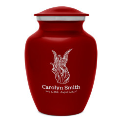 Angel Sharing Urn - Ruby Red