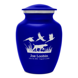 Hunting Dog Sharing Urn - Midnight Blue