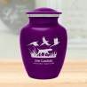 Hunting Dog Sharing Urn - Purple Luster