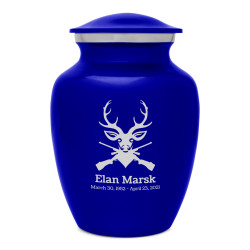 Deer Hunter Sharing Urn - Midnight Blue