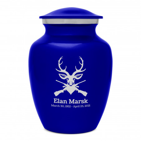 Deer Hunter Sharing Urn - Midnight Blue
