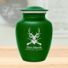 Deer Hunter Sharing Urn - Shamrock Green