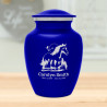 Horse Landscape Sharing Urn - Midnight Blue
