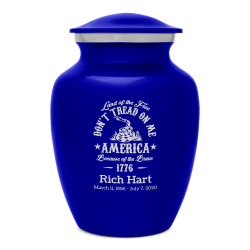 Don't Tread On Me Sharing Urn - Midnight Blue
