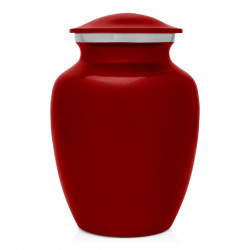 Patriotic Eagle Sharing Urn - Ruby Red