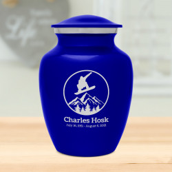 Snowboard Sharing Urn - Midnight Blue