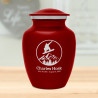 Snowboard Sharing Urn - Ruby Red
