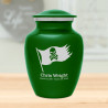 Pirate Flag Sharing Urn - Shamrock Green