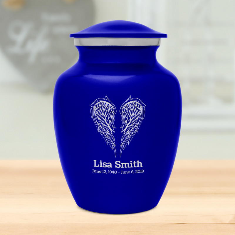 Angel Wings Sharing Urn - Midnight Blue