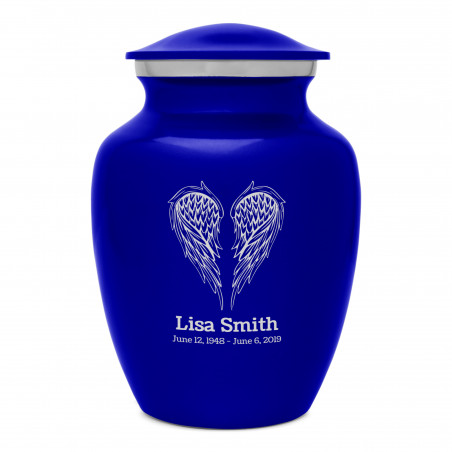 Angel Wings Sharing Urn - Midnight Blue