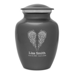Angel Wings Sharing Urn - Gunmetal Gray