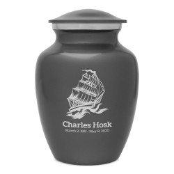 Sailing Ship Sharing Urn - Gunmetal Gray